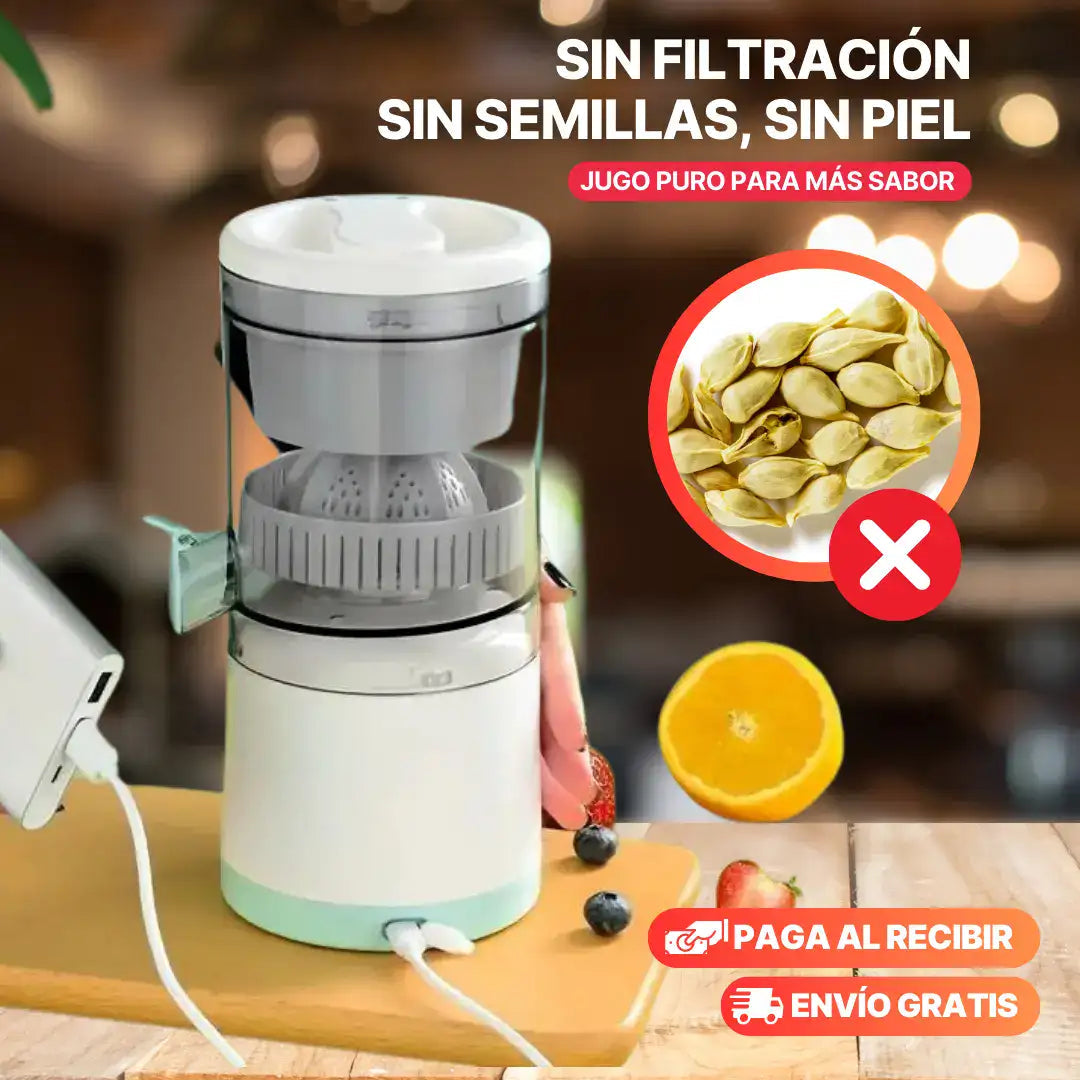 Exprimidor Eléctrico Portátil Recargable JuiceEase
