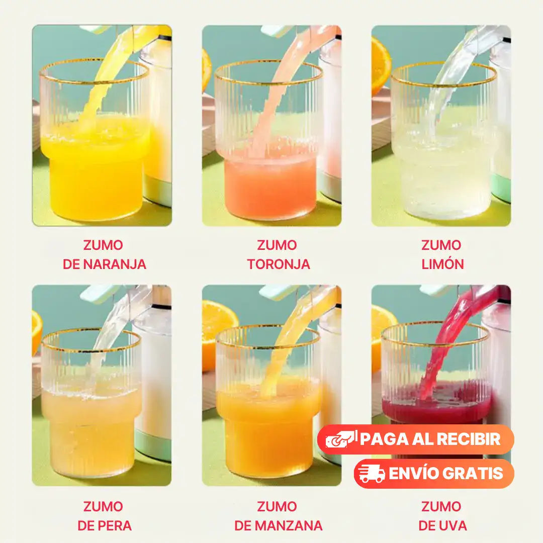 Exprimidor Eléctrico Portátil Recargable JuiceEase